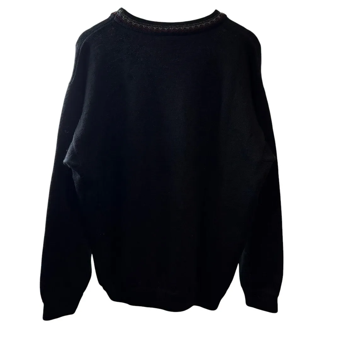 COOGI Australia Plain Wool Knit Sweater Made in Australia L