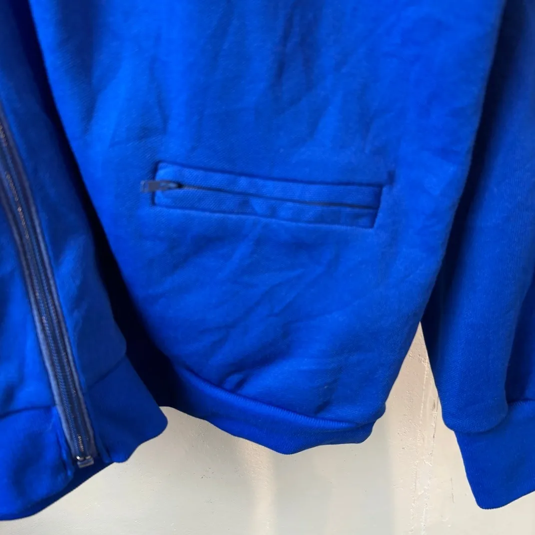 adidas Finland Track Jacket Blue×White Size 58