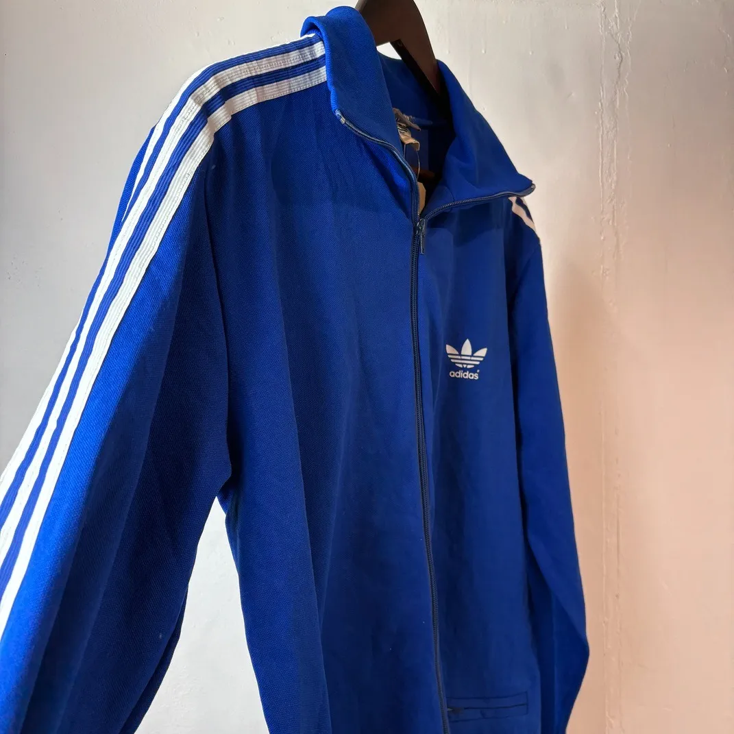 adidas Finland Track Jacket Blue×White Size 58
