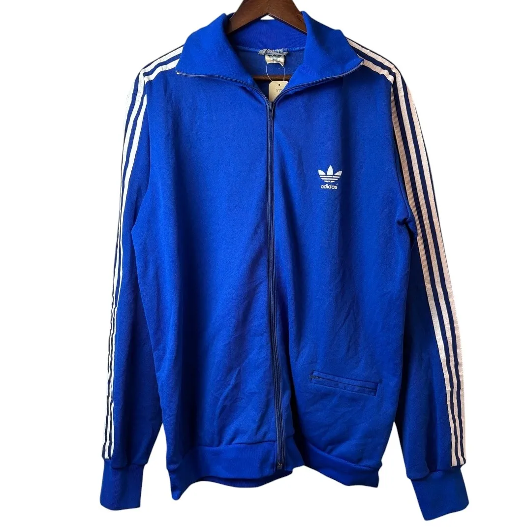 adidas Finland Track Jacket Blue×White Size 58