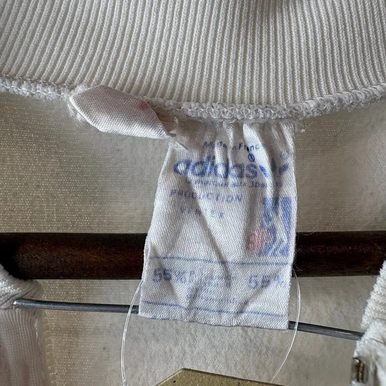 adidas ATP Track Jacket White×Light Blue France Vintage L相当