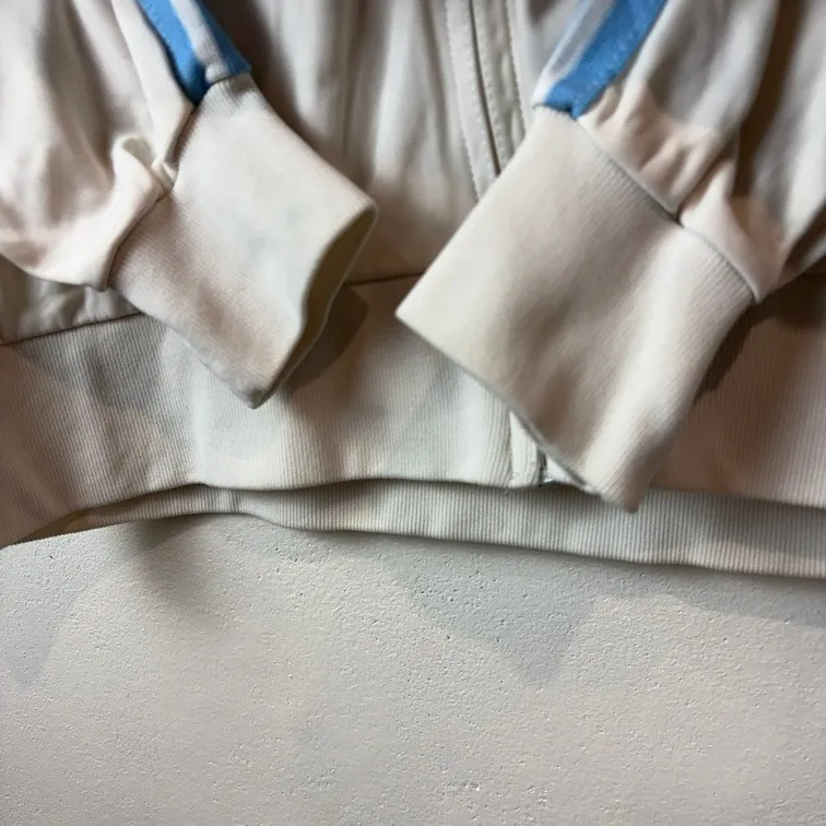 adidas ATP Track Jacket White×Light Blue France Vintage L相当