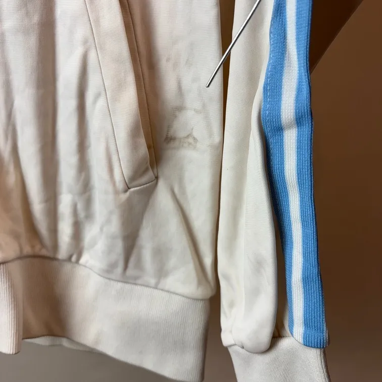 adidas ATP Track Jacket White×Light Blue France Vintage L相当