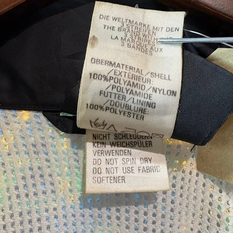 adidas All Over Print Nylon Jacket Packable Hood M