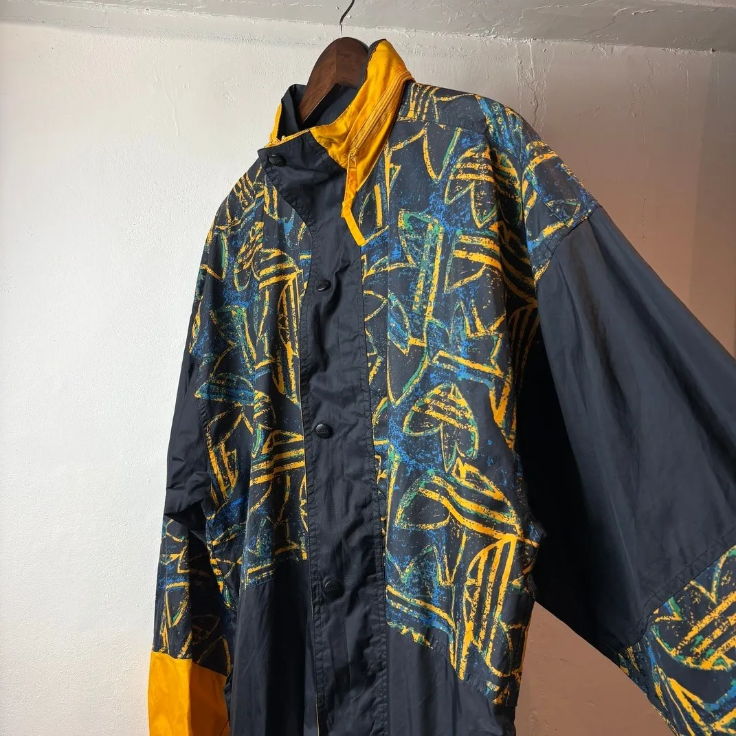 adidas All Over Print Nylon Jacket Packable Hood M