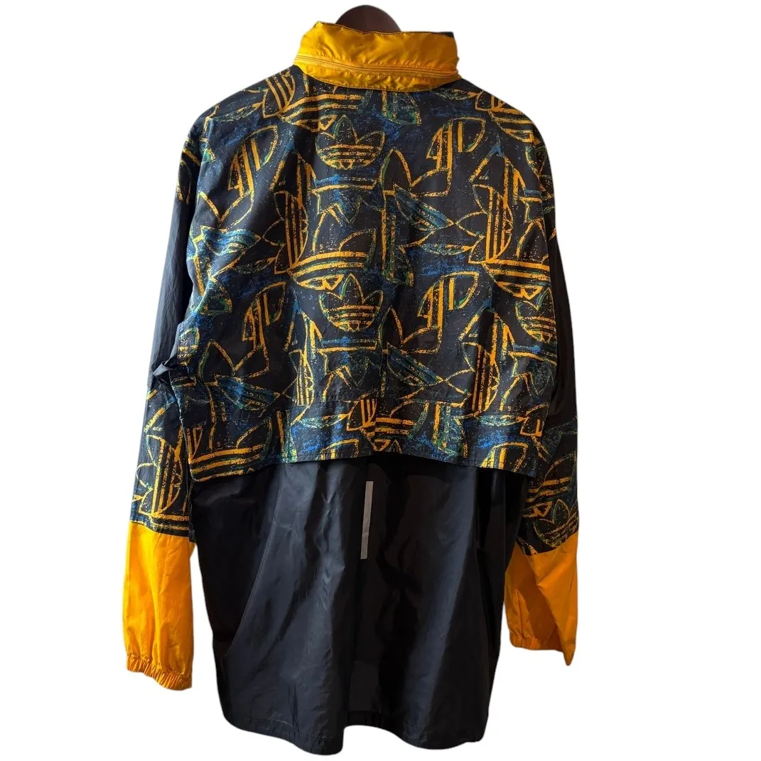 adidas All Over Print Nylon Jacket Packable Hood M