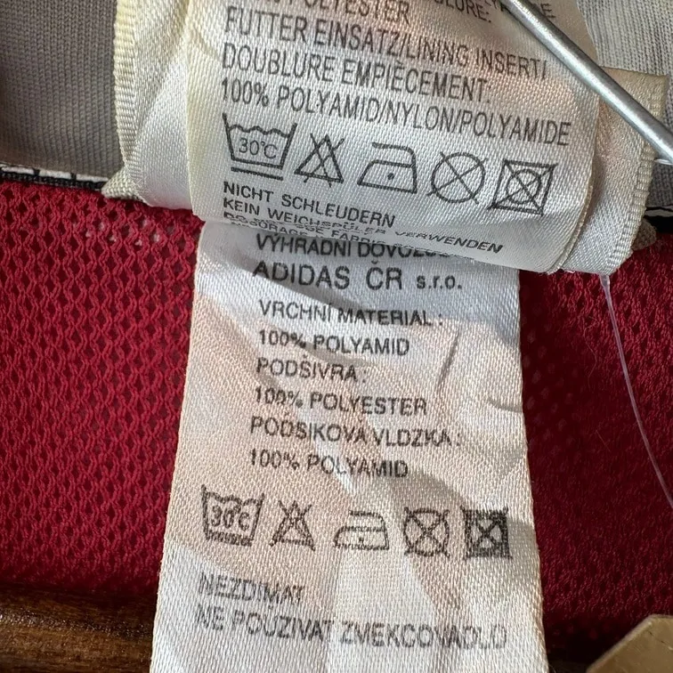 adidas Nylon Anorak Jacket 3-Stripes Half Zip XL