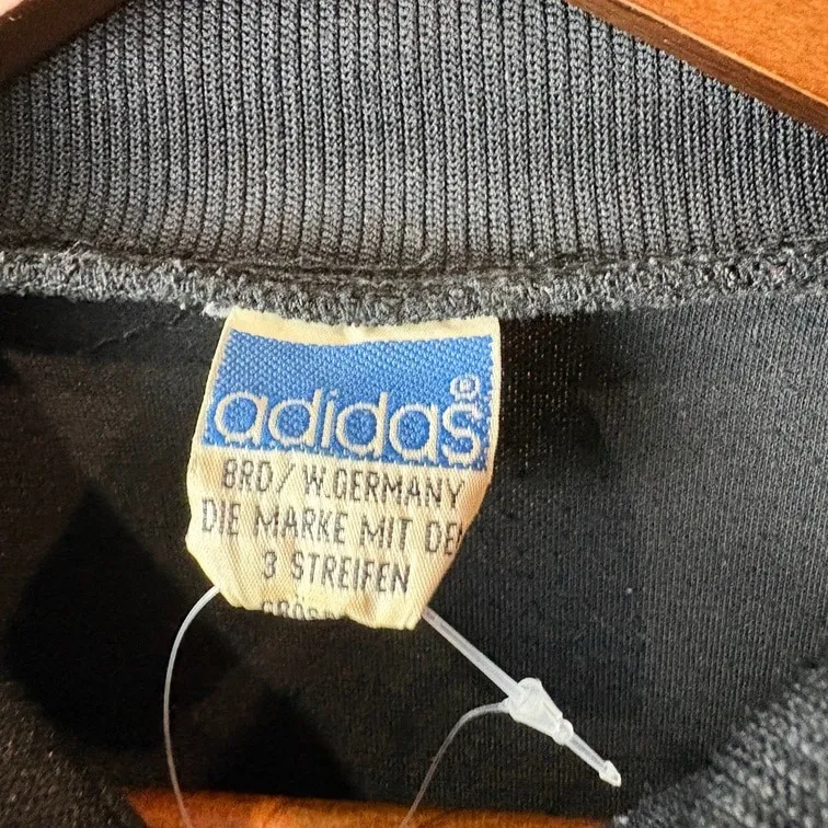 adidas West Germany×DESCENTE Track Jacket Gold Trefoil 70s 80s Size 6