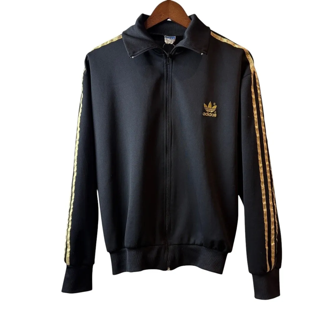 adidas West Germany×DESCENTE Track Jacket Gold Trefoil 70s 80s Size 6