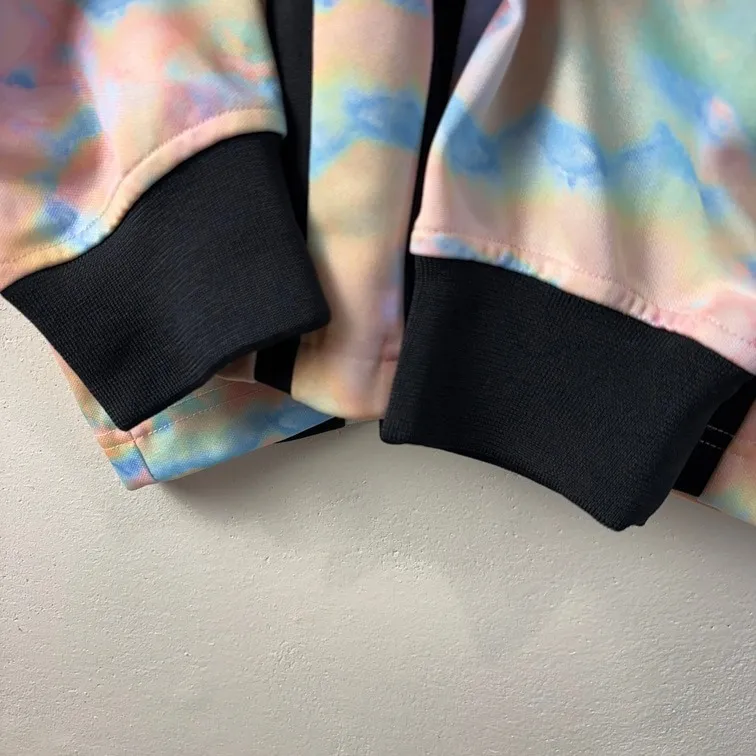adidas×PALACE Multicolor Sweatshirt Pastel Cloud Pattern M