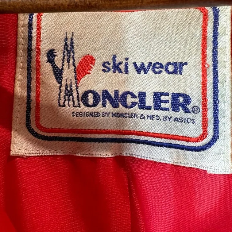 MONCLER×ASICS 90s Ski Wear Jacket ThermoCLO Down