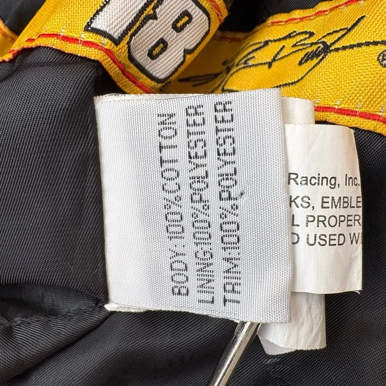 NASCAR M&M’s ジェフ・ハミルトン レーシングジャケット JH Design製 ブラック 刺繍 ワッペン