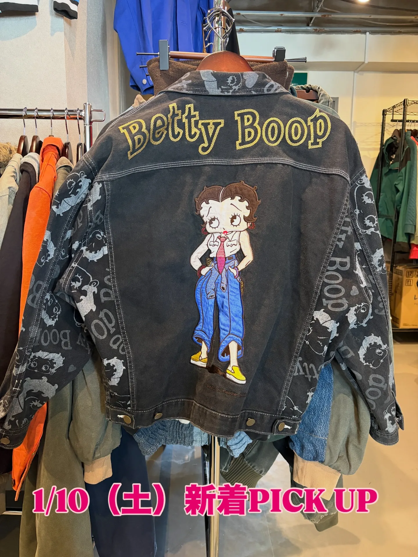 【商品紹介】Betty Boop Embroidered D...
