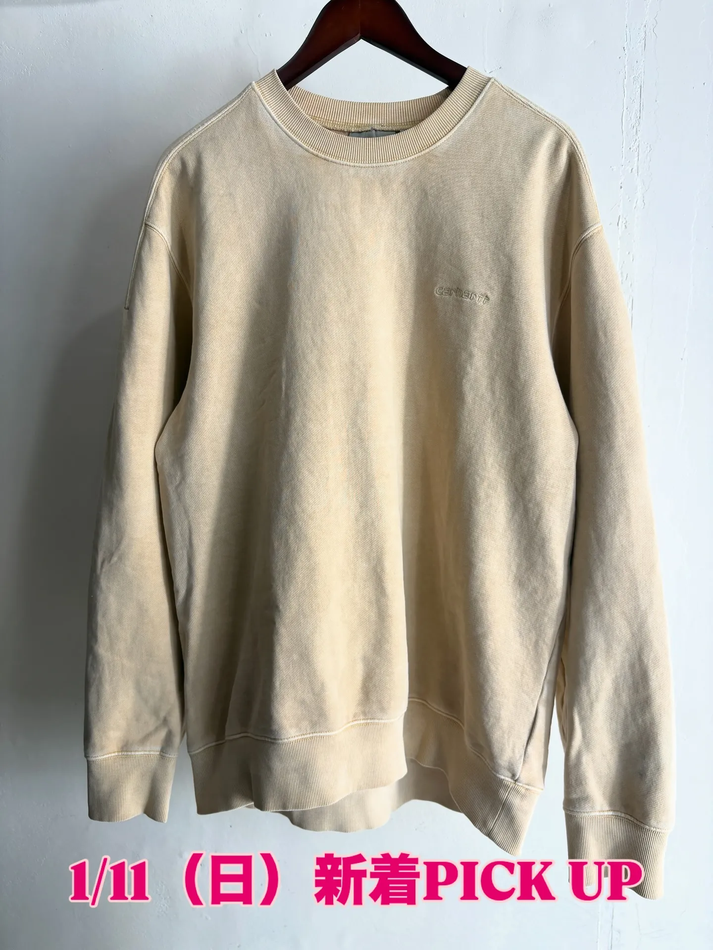 【商品紹介】Carhartt WIP クルーネックスウェット...