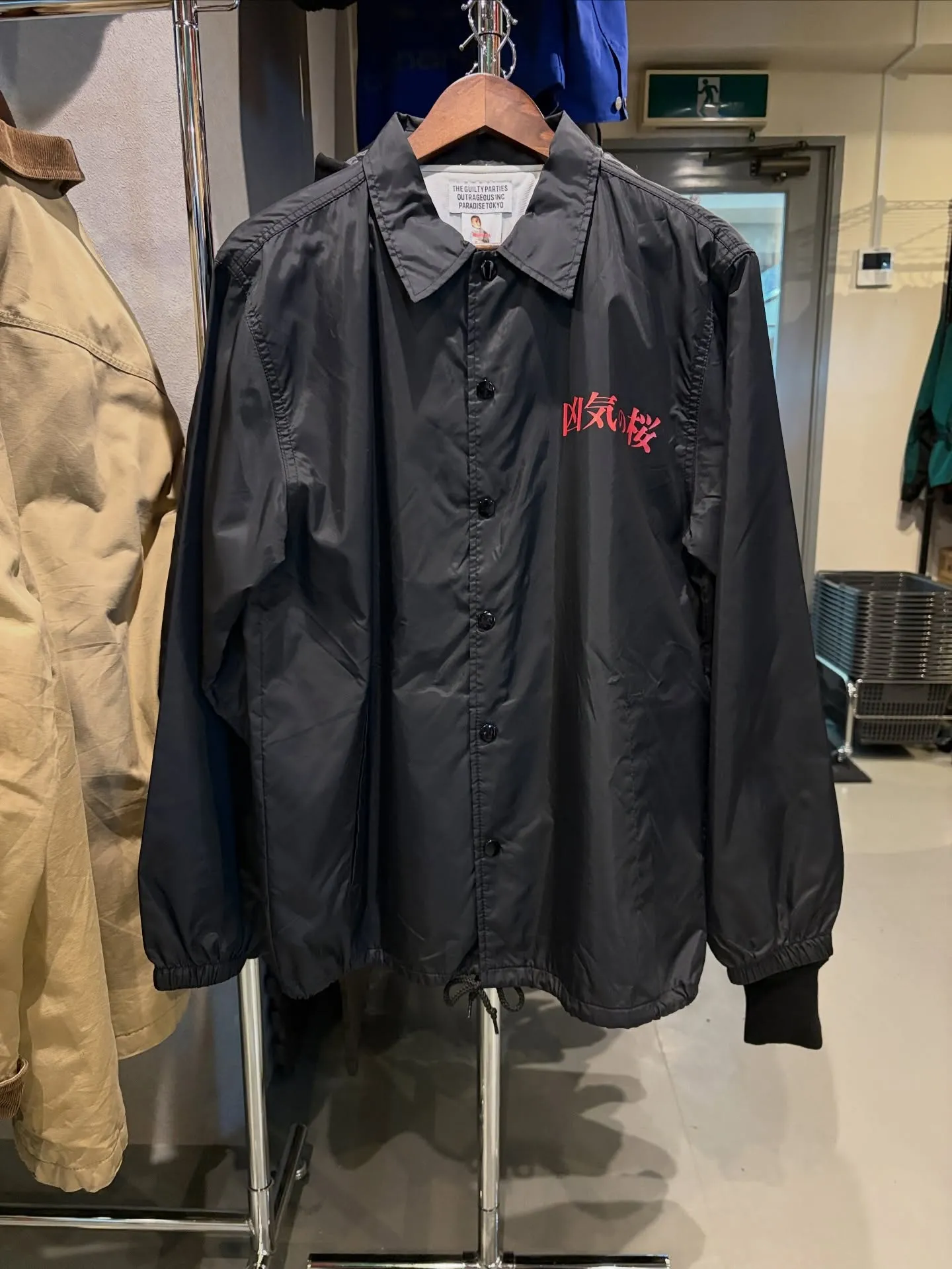 【商品紹介】WACKO MARIA × 凶気の桜 コーチジャ...